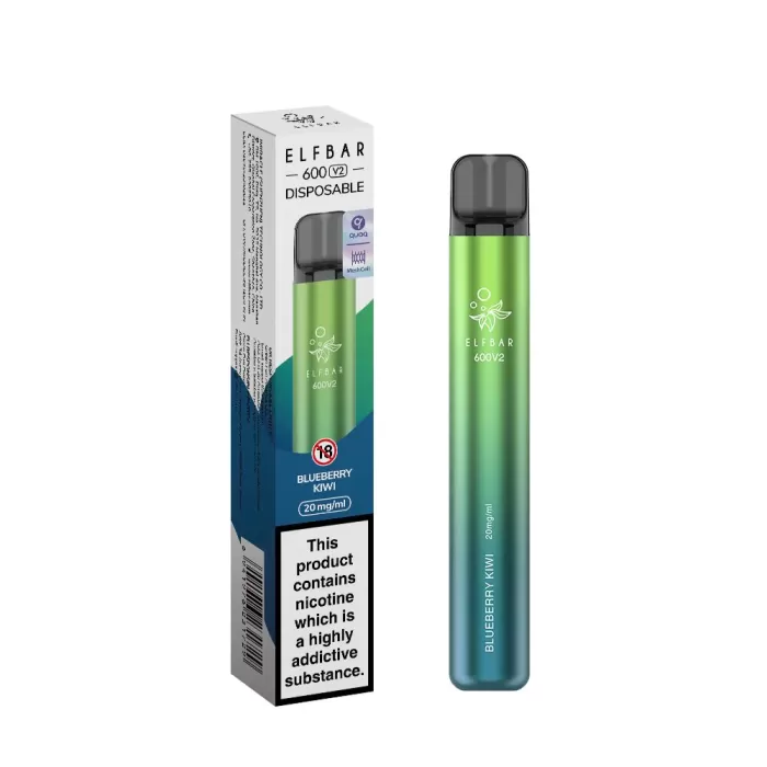 ELFBAR 600V2 Blueberry Kiwi Disposable Vape - 20mg