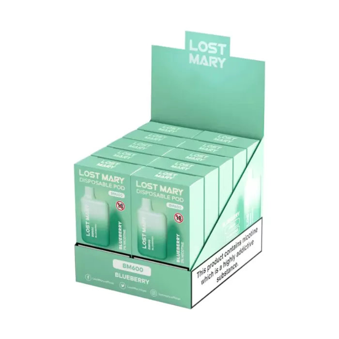 Lost Mary BM-600 Box of 10 - Blueberry