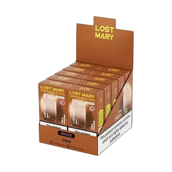 Lost Mary BM-600 Box of 10 - Cola