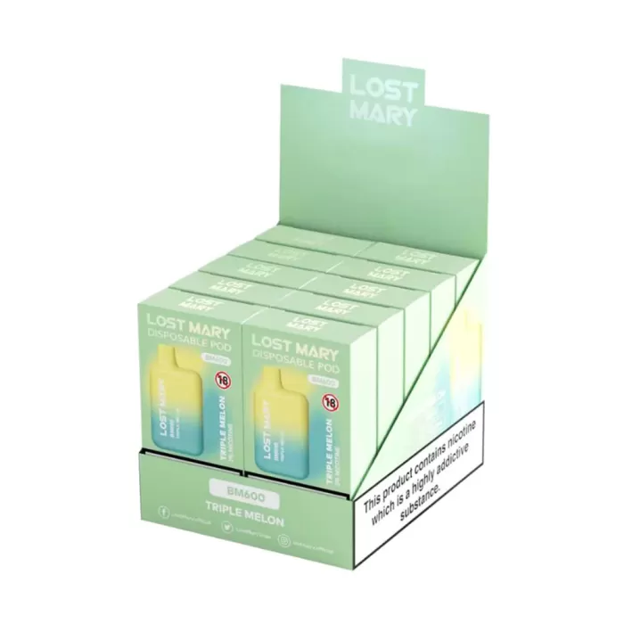 Lost Mary BM-600 Box of 10 - Triple Melon