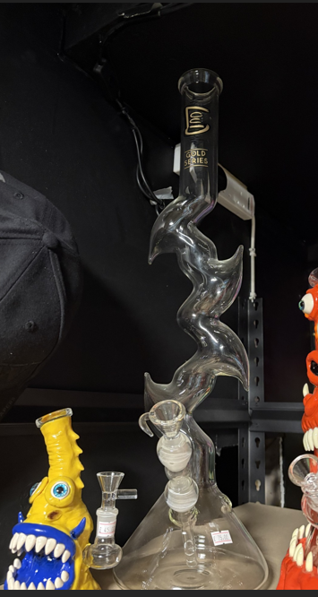 59cm LOUD GOLD SERIES "Z" Glass Waterpipe