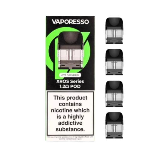 Vaporesso Xros Replacement Pods, 1.2hm, Pack of 4