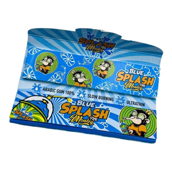 Monkey King Blue Splash Kingsize Papers & Tips