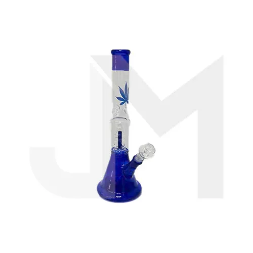 14" Large Percolator Glass Bong Leaf Mixed Designs