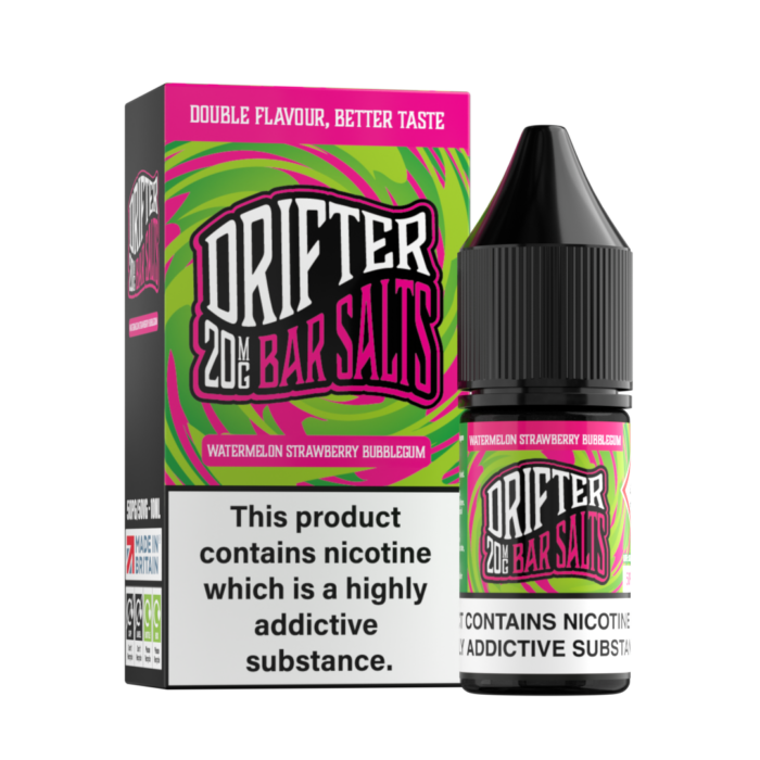 Drifter Bar Salts Watermelon Strawberry Bubblegum Nic Salt