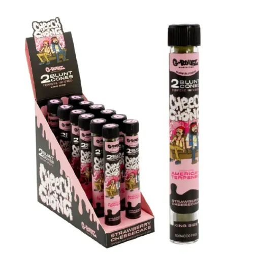 G-ROLLZ – Terpene Cones – 2 Per Pack – Strawberry Cheesecake