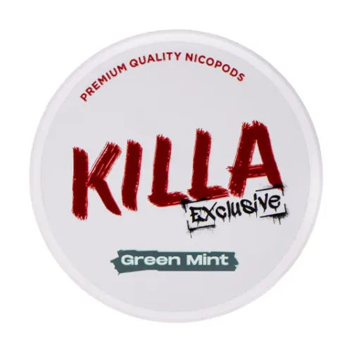 Killa Nicotine Pouches - Green Mint