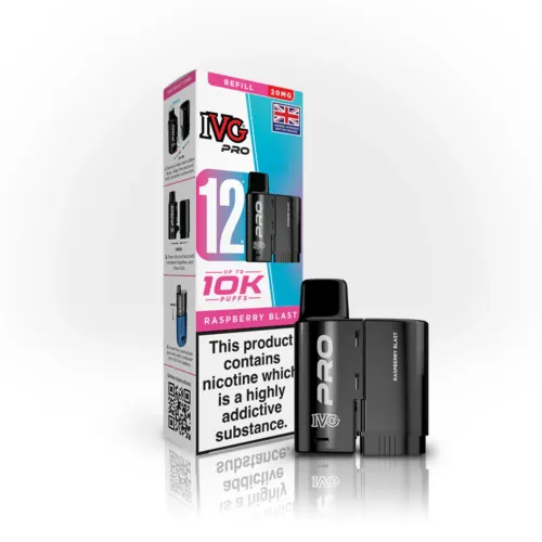IVG PRO 12 Raspberry Blast Refill Pod