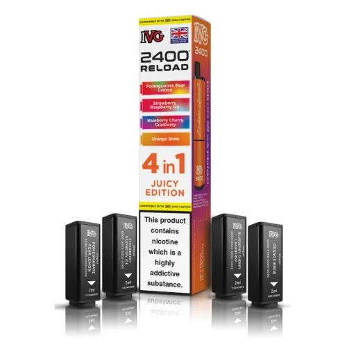 IVG 2400 4 In 1 Juicy Edition Reload Pods