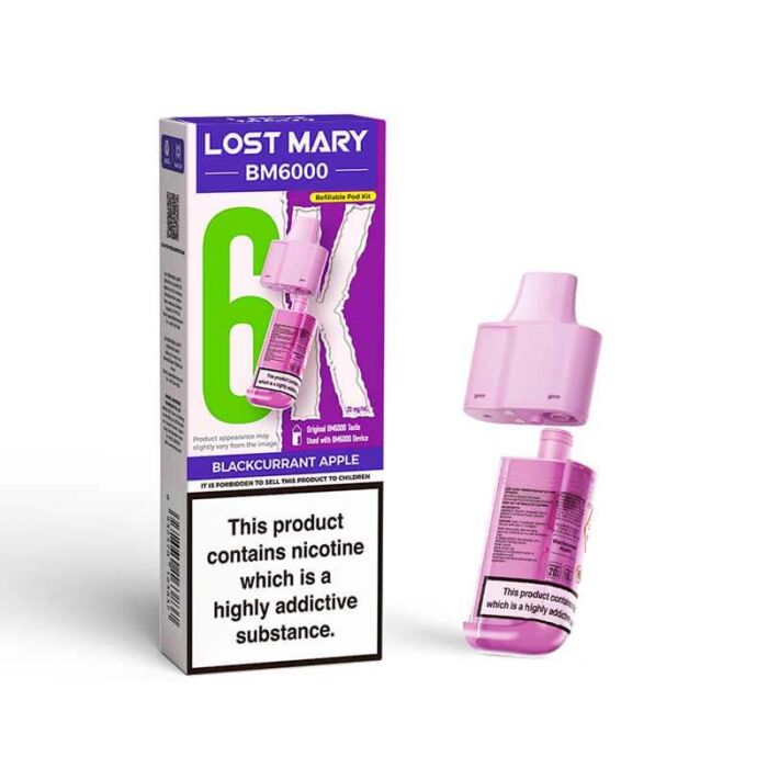 Lost Mary BM6000 Prefilled Pod – Blackcurrant Apple