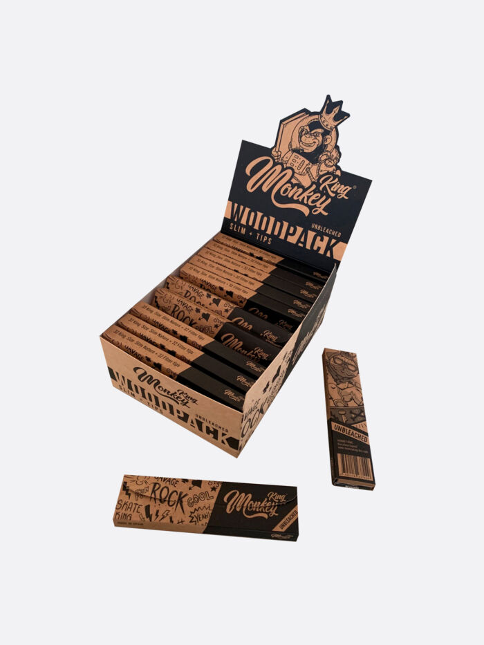 Monkey King Wood Rolling Papers & Tips