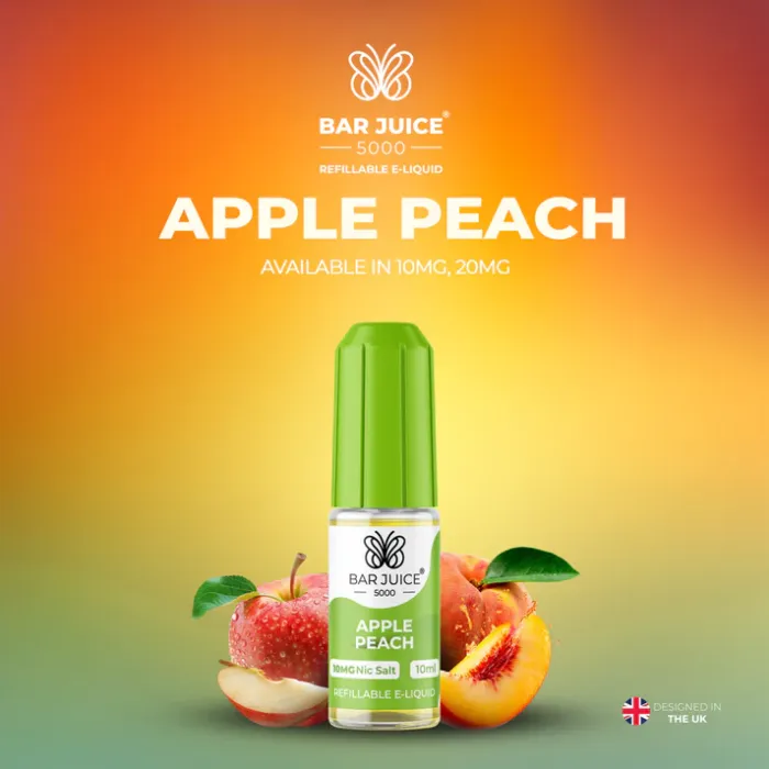 Bar Juice E-Liquid  Apple Peach