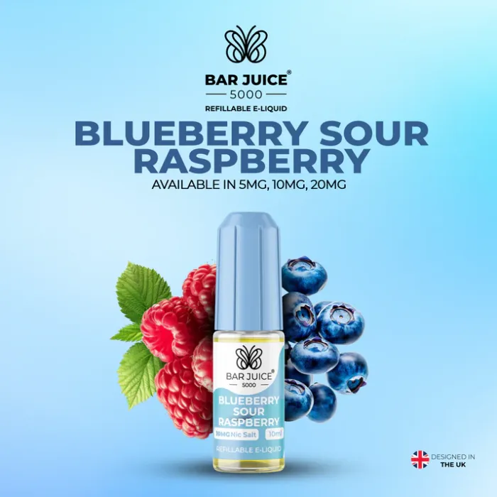 Bar Juice E-Liquid  Blueberry Sour Raspberry