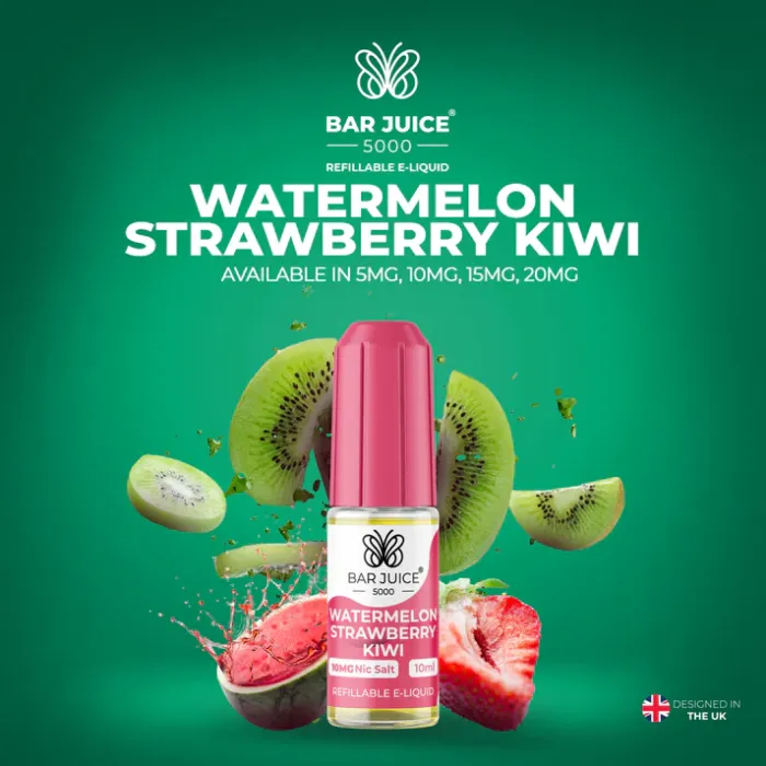 Bar Juice E-Liquid Watermelon Strawberry Kiwi