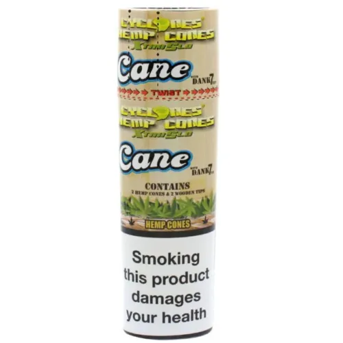 CYCLONES Pre Rolled HEMP Cones - 2 Pack - SugarCane