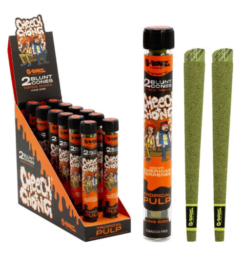 G-Rollz | Cheech & Chong Terpene Blunts Blunt Cones 'Tropical Pulp' 2 pack