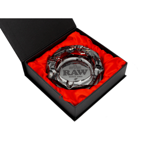RAW | Glass Ash Tray | DARK SIDE | 1 x Single