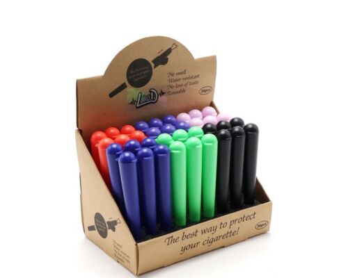 LOUD Plastic Doob Tube Cone & Cigarette Holder | 1 x Single | Mixed Colours