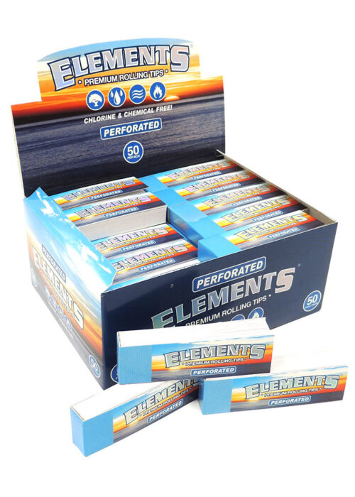Elements Perforated Rolling Tips Booklet (roaches)