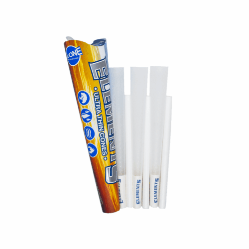 Elements | Kingsize BLUE Rice Paper Pre-Rolled Cones | 3 Cones Per Pack |