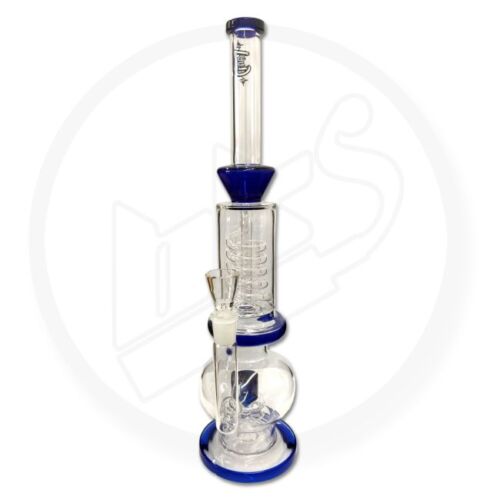 45cm LOUD "The Vortex" Glass Waterpipe | Ice Pinch, Spiral & Dome Percolator