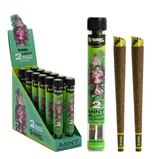 G-Rollz Mint Pre-Rolled Blunt Cones 2 Pack