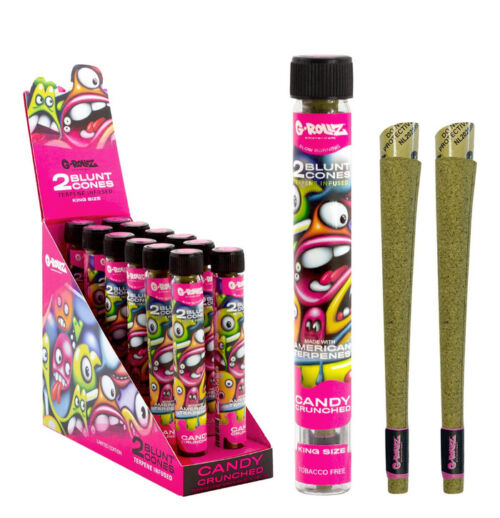 G-Rollz "Candy Crunched" Terpene Infused Cones 2 Pack