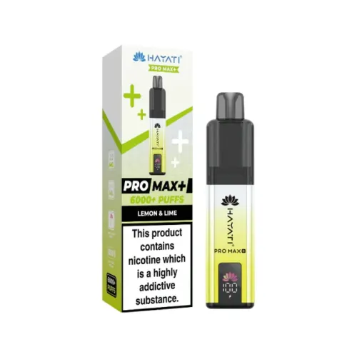 Hayati Pro Max Plus 6000 Vape Kit – Lemon and Lime