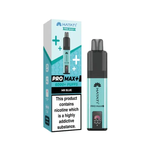 Hayati Pro Max Plus 6000 Vape Kit – Mr Blue