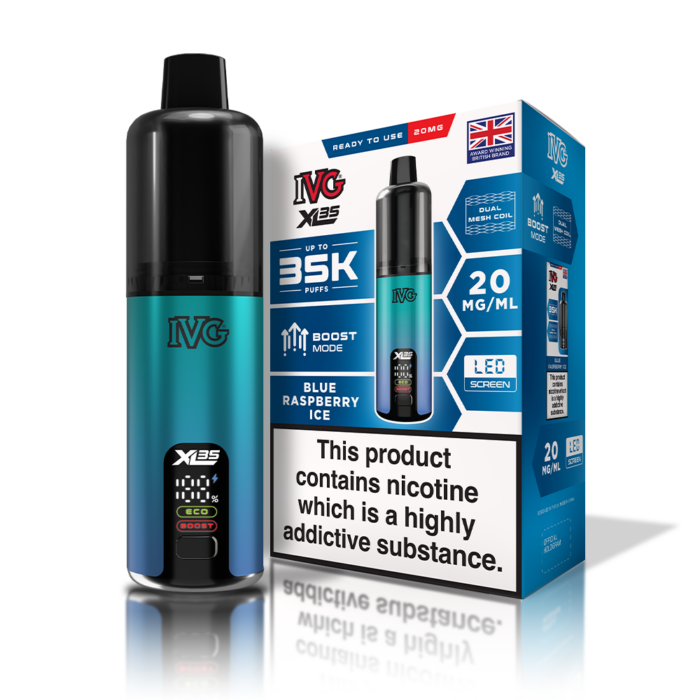 IVG XL 35K Prefilled Pod Kit - Blue Raspberry Ice