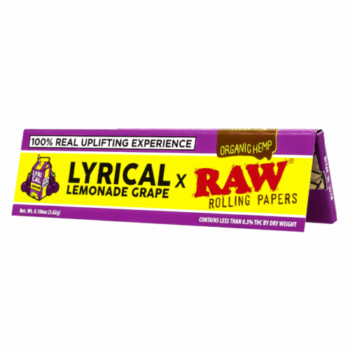 RAW | Lyrical Lemonade GRAPE Kingsize WIDE Rolling Papers