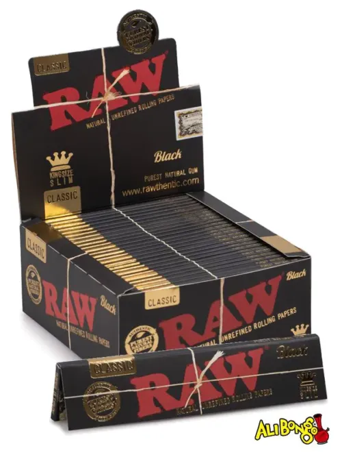 Raw Black King Size Slim Rolling Papers