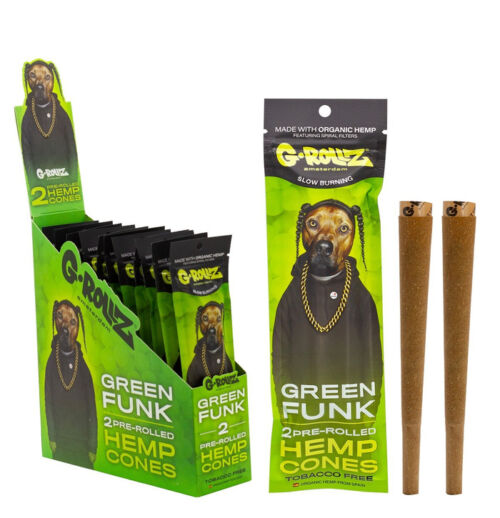 G-Rollz Grape Flavored Pre-Rolled Hemp Cone Blunts