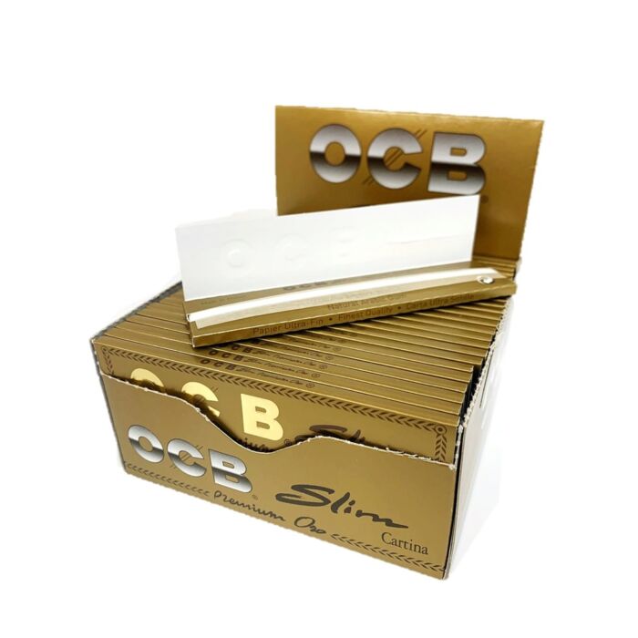 OCB Gold King Size Slim Rolling Paper