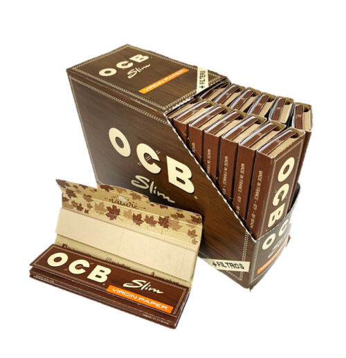 OCB Virgin King Size Slim Rolling Paper & Tips