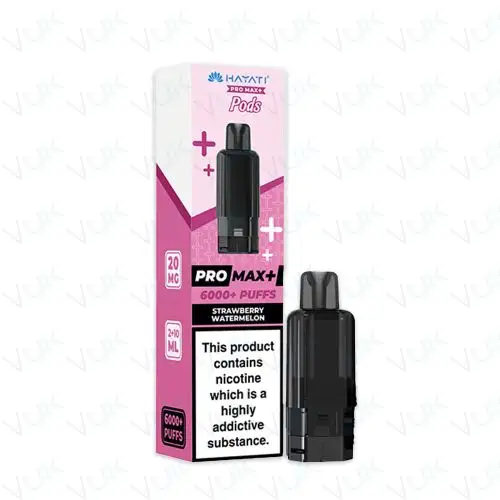 Hayati Pro Max Plus 6000 Prefilled Pod + Refill Container – Strawberry Watermelon - Image 2